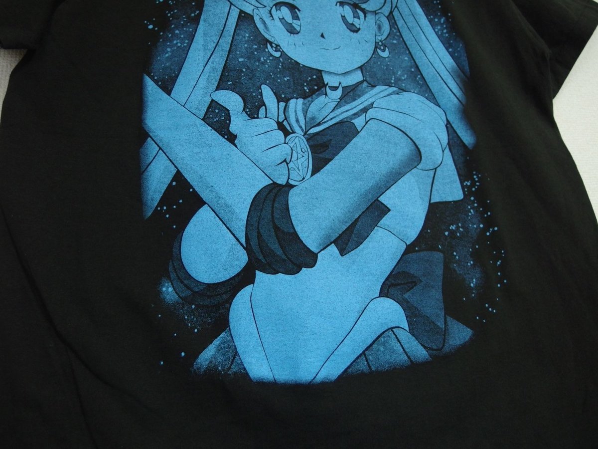 美少女戦士セーラームーン アニメ Tシャツ ブラック Lサイズ 半袖 ユニ