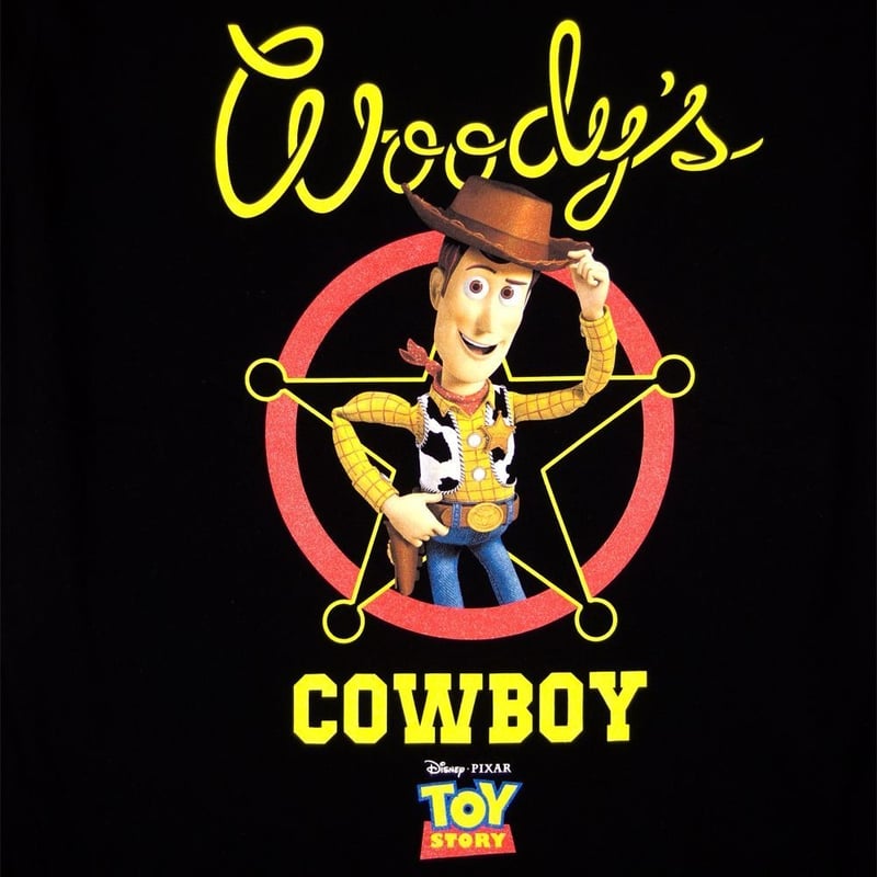 ウッディTシャツ WOODY BUZZ バズライトイヤー ブラック Disney