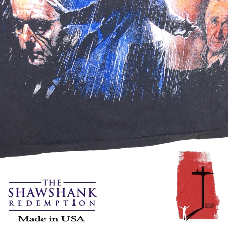 ショーシャンク の空に Shawshank Redemption Tシャツ 映画T 半袖 ブラ