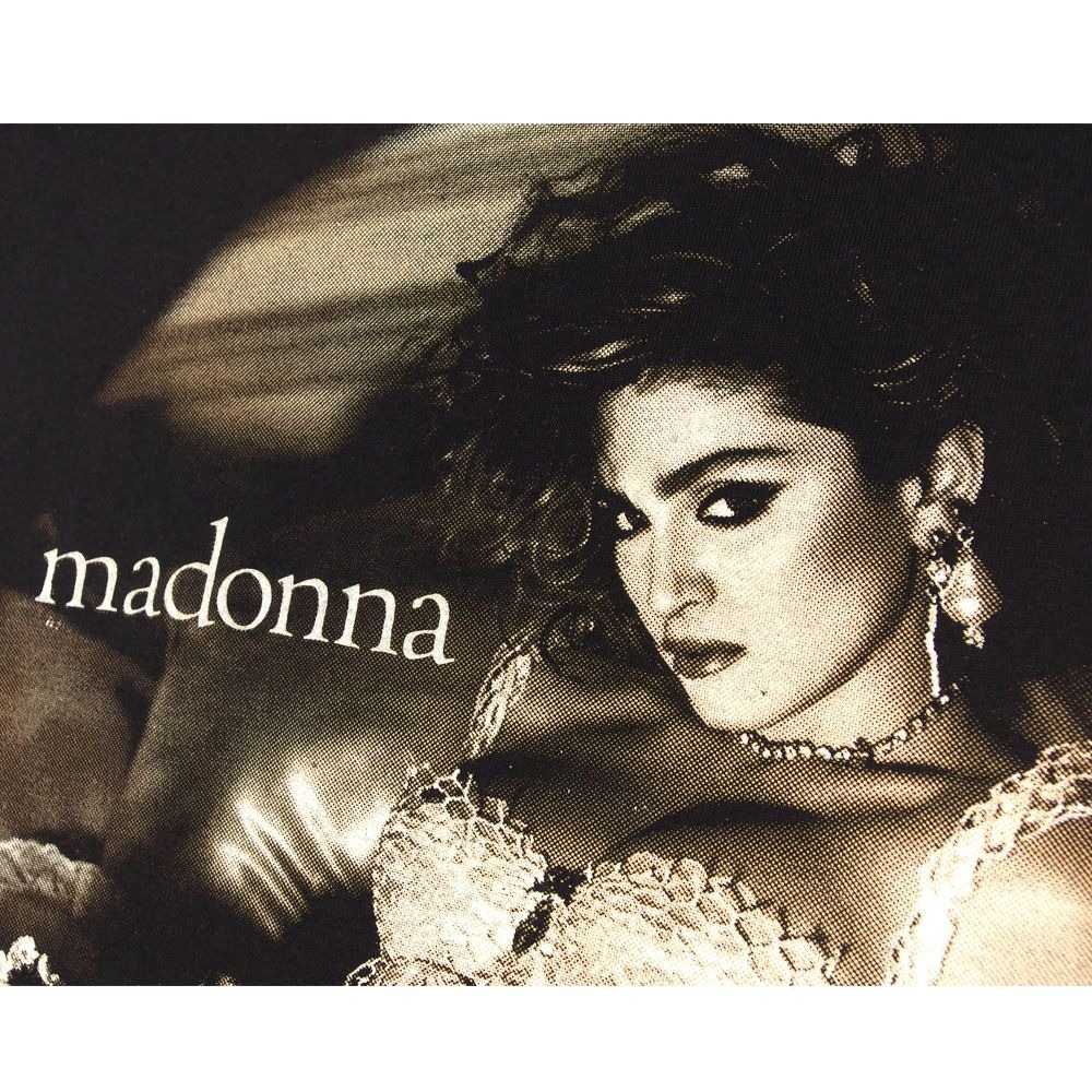 MADONNA マドンナ Tシャツ GILDAN製 ブラック Lサイズ バンドT the vi