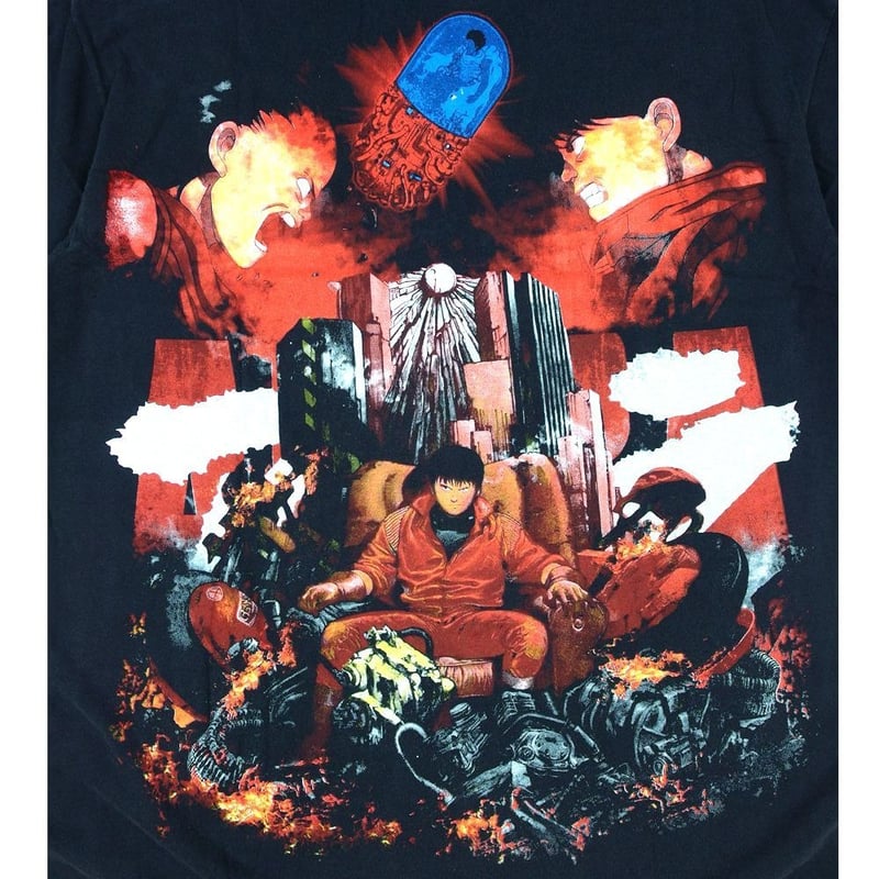 AKIRA アキラ アニメ Tシャツ USA製 ブラック Lサイズ 半袖 メンズ