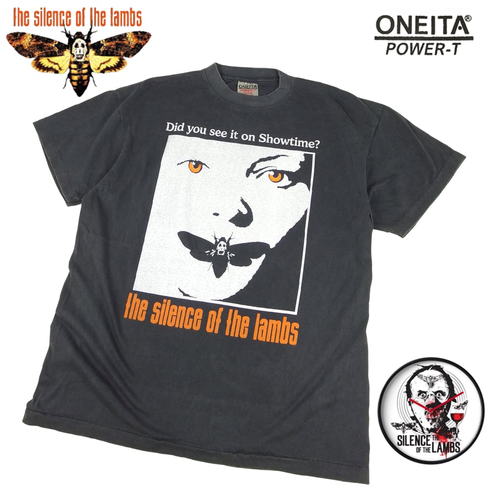 羊たちの沈黙 the silece of the lambs Tシャツ 半袖 映画T ブラック