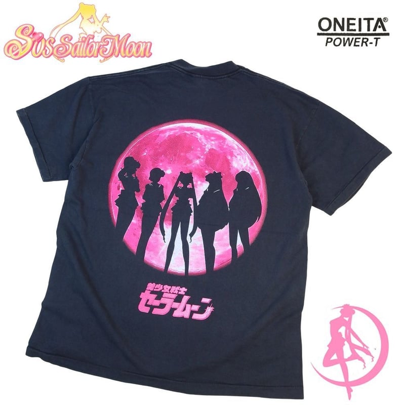 美少女戦士 セーラームーン Tシャツ アニメ ブラック Lサイズ 半袖