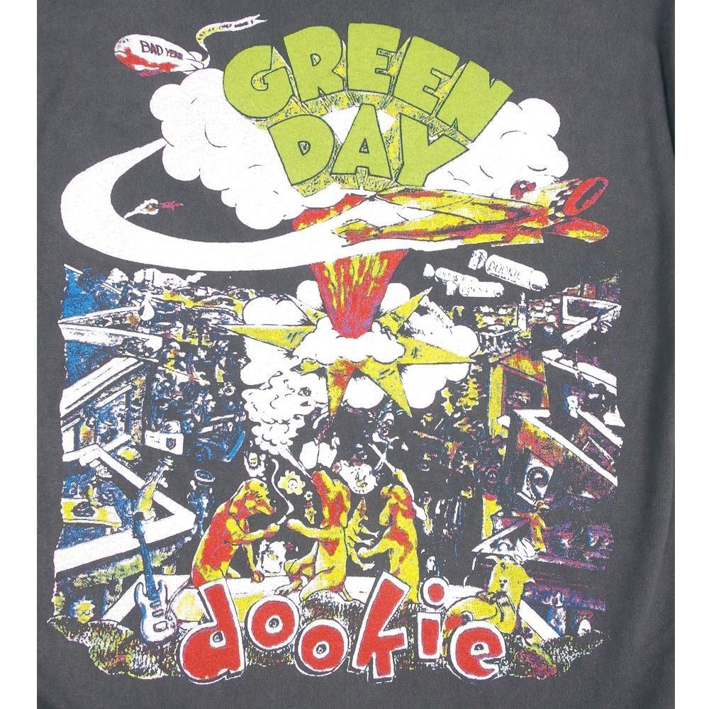 GREEN DAY グリーンデイ ロンT 長袖 Tシャツ ブラック Lサイズ dookie l
