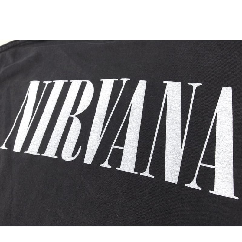 NIRVANA ニルバーナ ロンT 長袖 Tシャツ TULTEX製 ブラック
