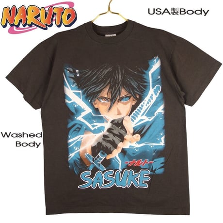 ナルト サスケ 九尾 呪印 マンガ アニメ ゲーム ジャンプ tシャツ 片面