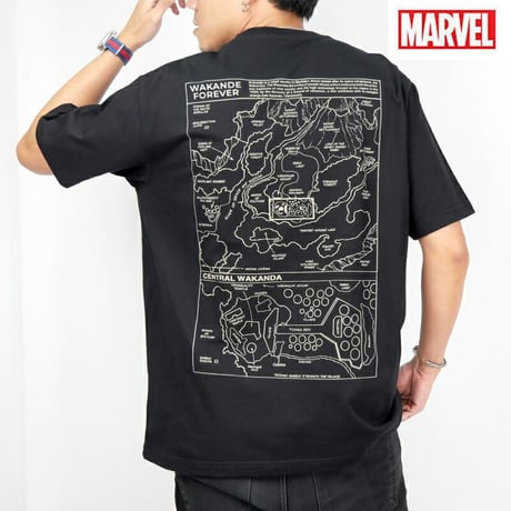 マーベル Tシャツ MARVEL ブラックパンサー メンズ 半袖 BLACK PANTHER アメコミ アベンジャーズ ワカンダ キャプテンアメリカ キャラクター 映画 ブラック eplus1128