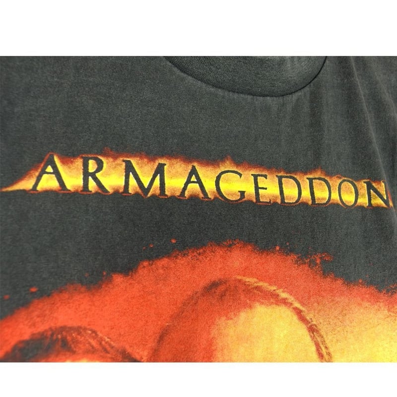 アルマゲドン Tシャツ 半袖 映画T ブラック Lサイズ 1998年 ARMAGEDDON