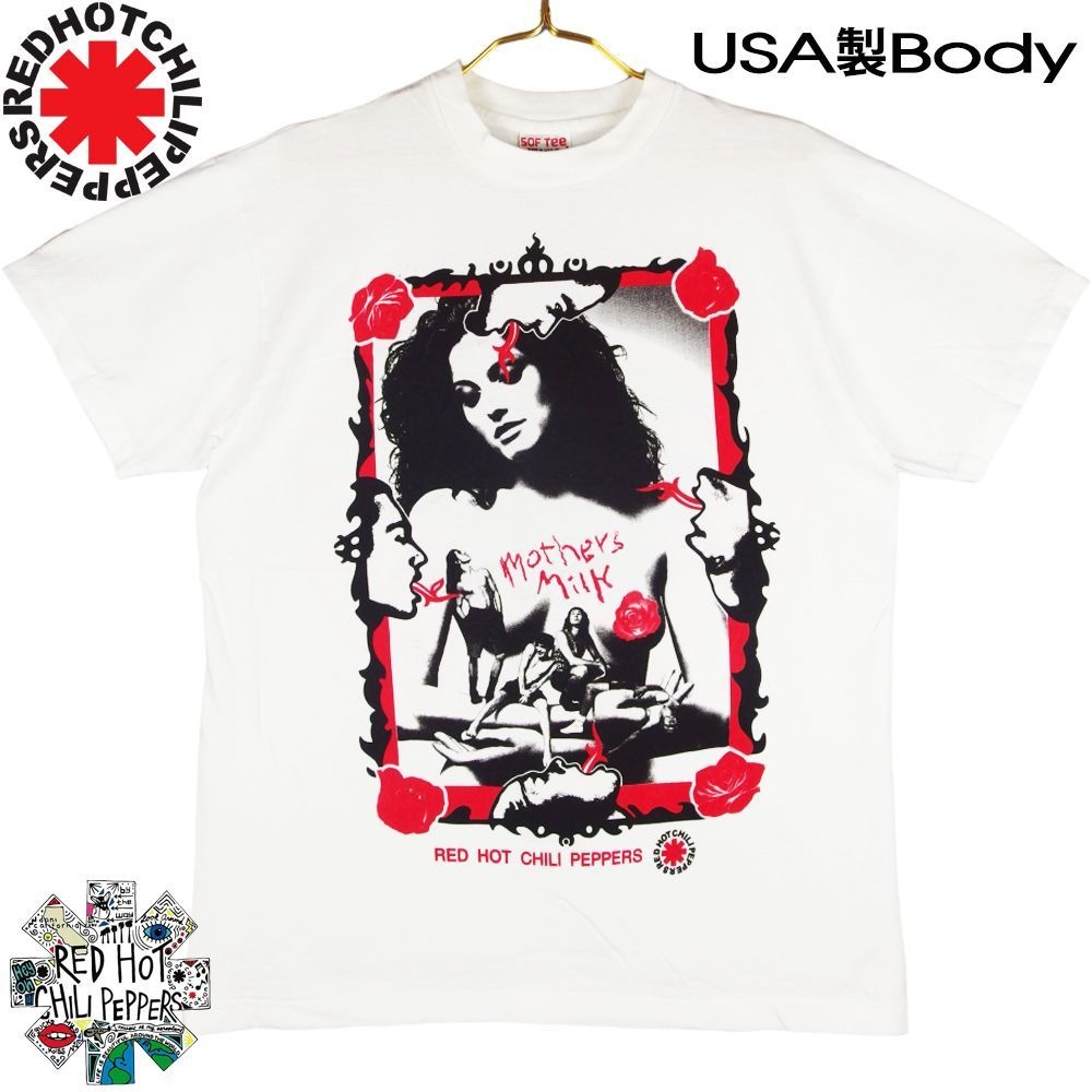 RED HOT CHILIPEPPERS レッドホットチリペッパーズ Tシャツ USA製 レッ