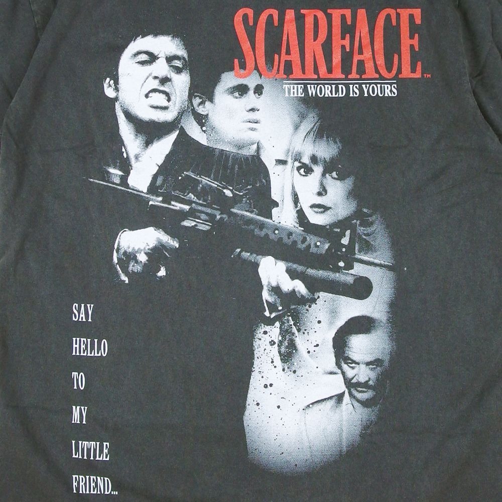 SCARFACE Tシャツ スカーフェイス 半袖 1983 アメリカ アルパチーノ