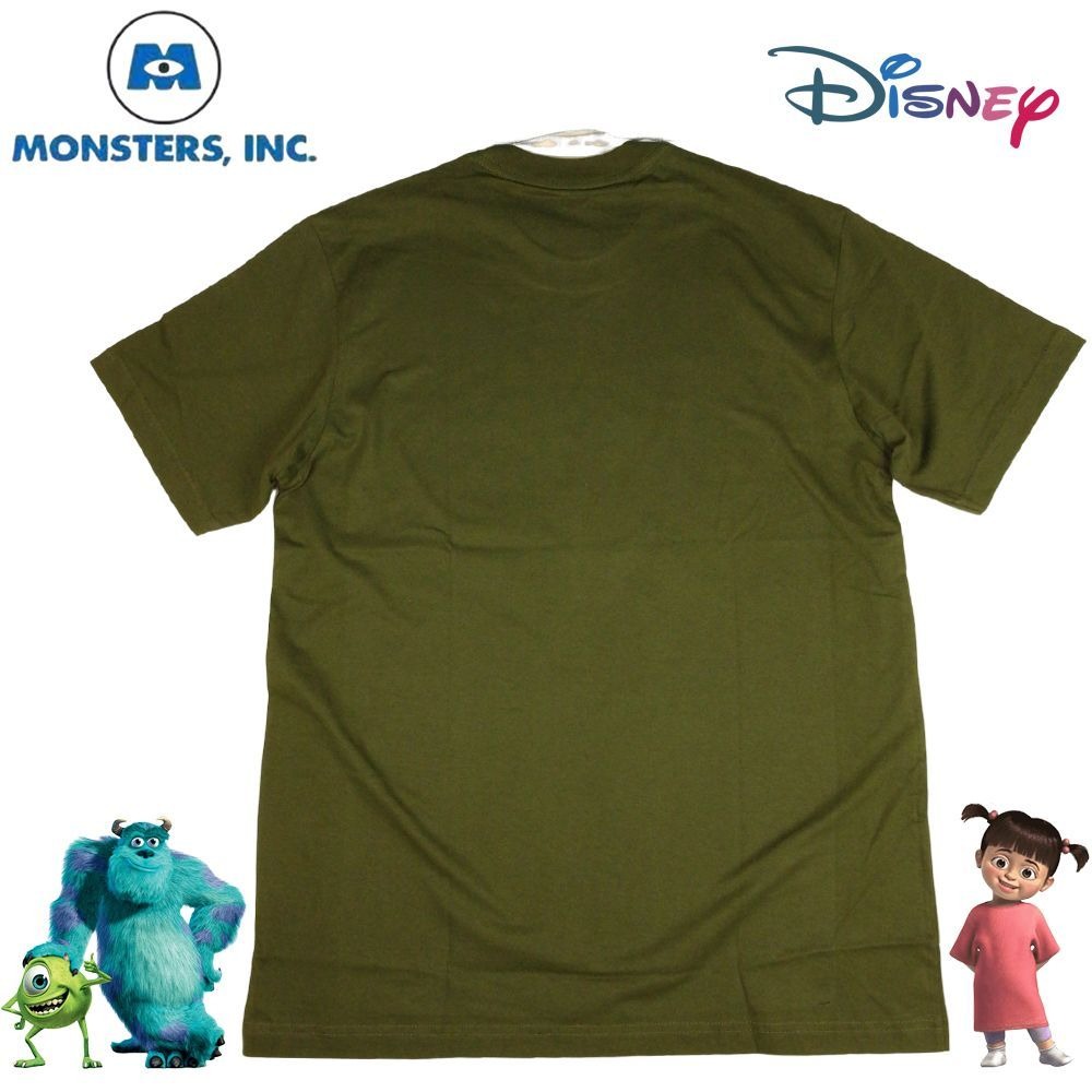 モンスターズインク Monsters Inc Tシャツ グリーン サリー マイク 
