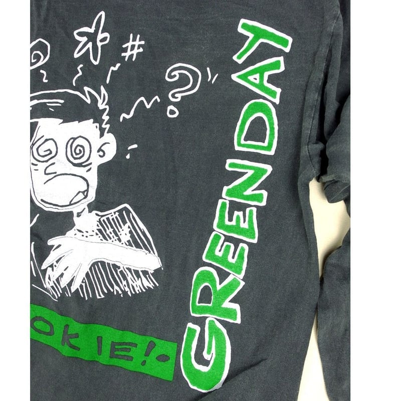 GREEN DAY グリーンデイ ロンT 長袖 Tシャツ ブラック Lサイズ ロックT