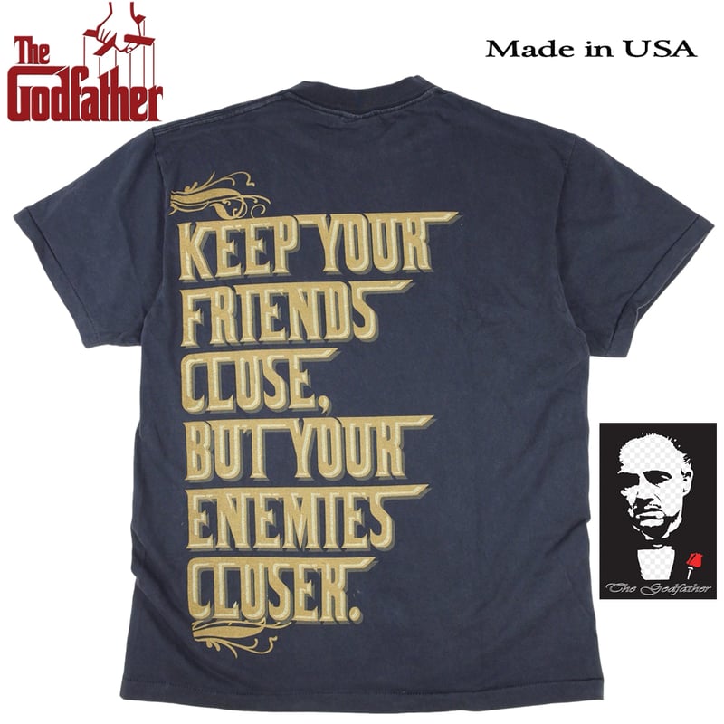 アルパチーノ Scarface ビンテージ映画Tシャツ ゴッドファーザー ゴッドファーザー god father Tシャツ 半袖 映画T ブラック アル