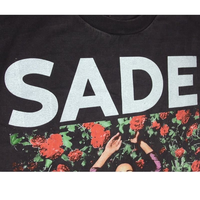 SADE シャーデー Tシャツ 半袖 ブラック バンドT イギリス ソウル