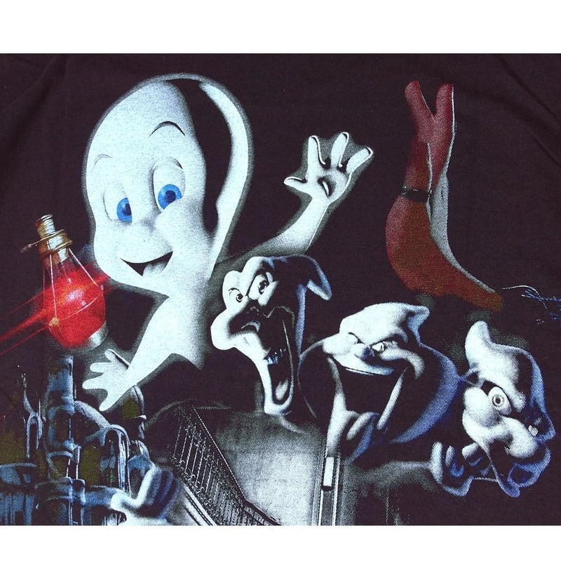 CASPER キャスパー Tシャツ チャコール アニメ お化け ゴースト