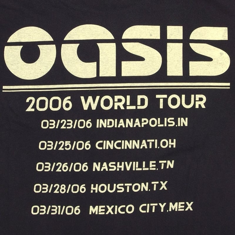 oasis オアシス Tシャツ OASIS ブラック Lサイズ ロックバンド ロック