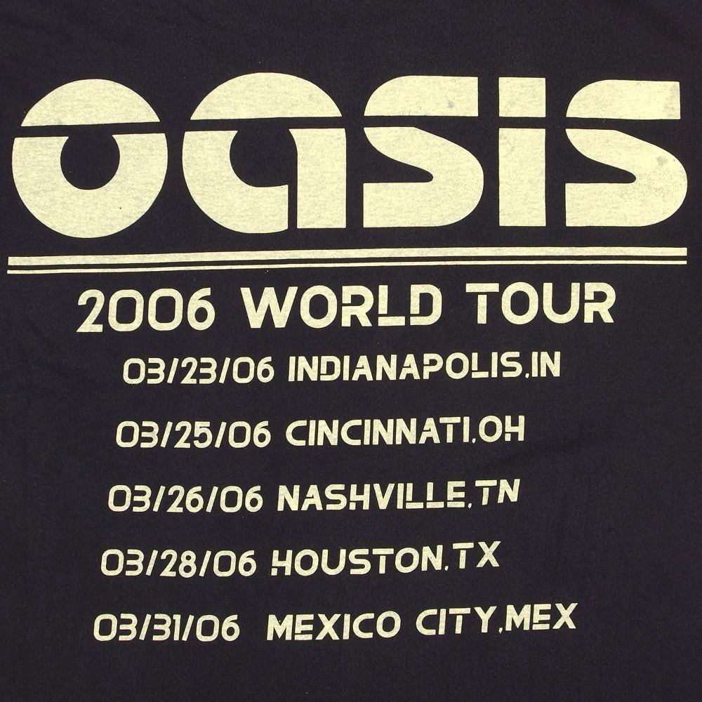 oasis オアシス Tシャツ OASIS ブラック Lサイズ ロックバンド ロック
