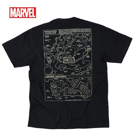 マーベル Tシャツ MARVEL ブラックパンサー メンズ 半袖 BLACK PANTHER アメコミ アベンジャーズ ワカンダ キャプテンアメリカ キャラクター 映画 ブラック eplus1128
