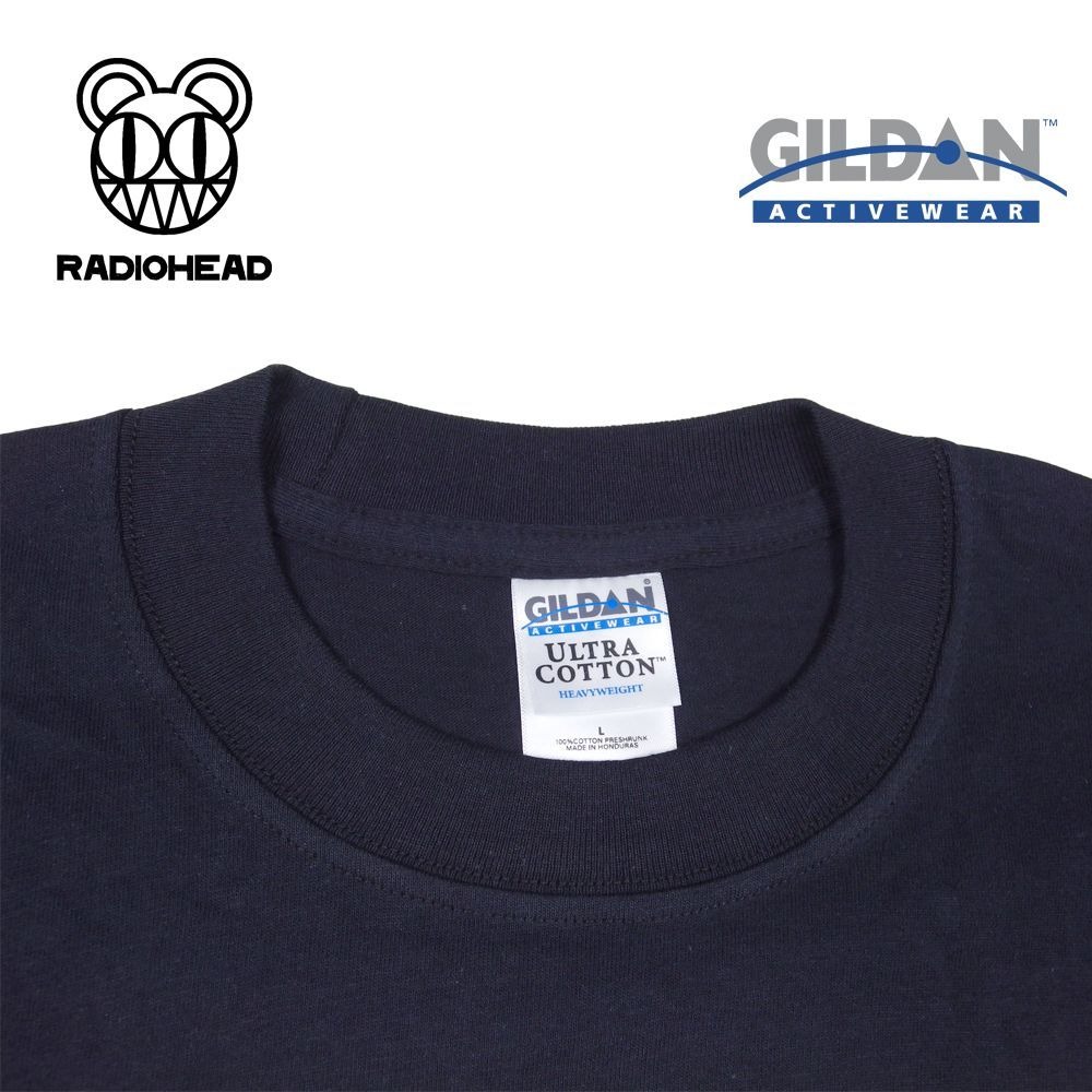radiohead レディオヘッド Tシャツ GILDAN製 ブラック Lサイズ バンドT