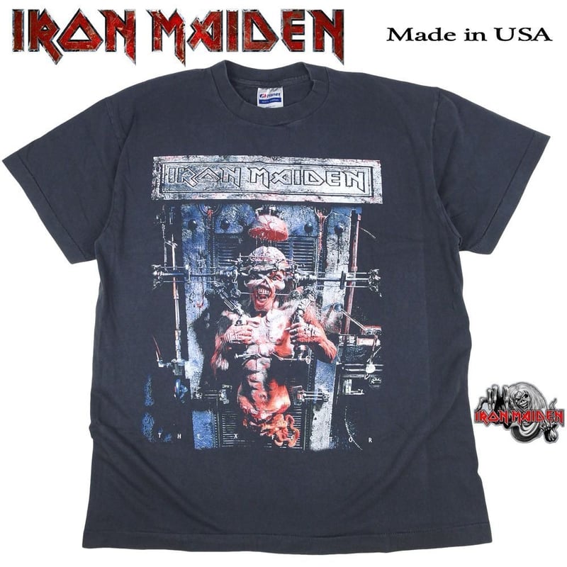 IRON MAIDEN アイアンメイデン Tシャツ 半袖 ブラック Lサイズ ヘヴィ