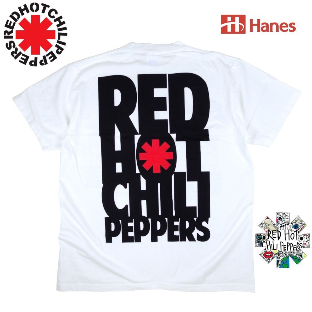 RED HOT CHILIPEPPERS レッドホットチリペッパーズ Tシャツ ホワイト