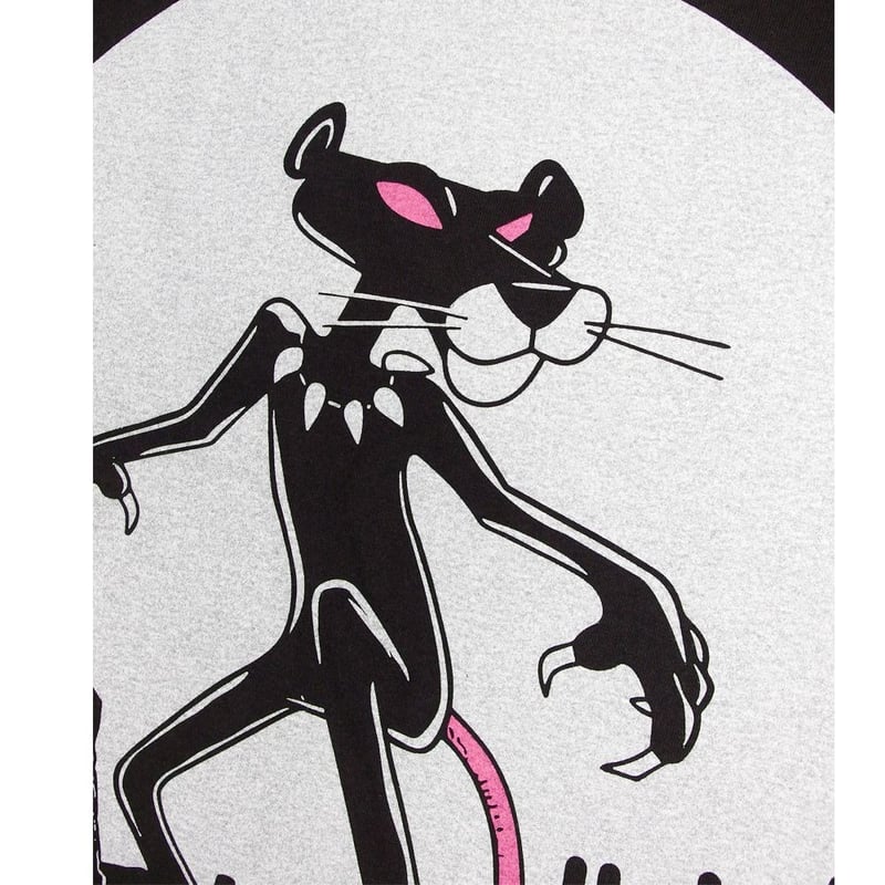 PINK PANTHER ピンクパンサー Tシャツ チャコール Lサイズ ピンクの豹