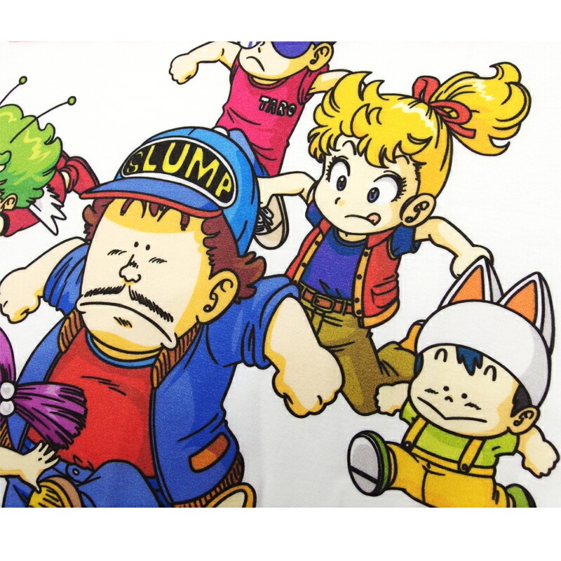 ドクタースランプアラレちゃん 半袖 レディース アニメ ホワイト