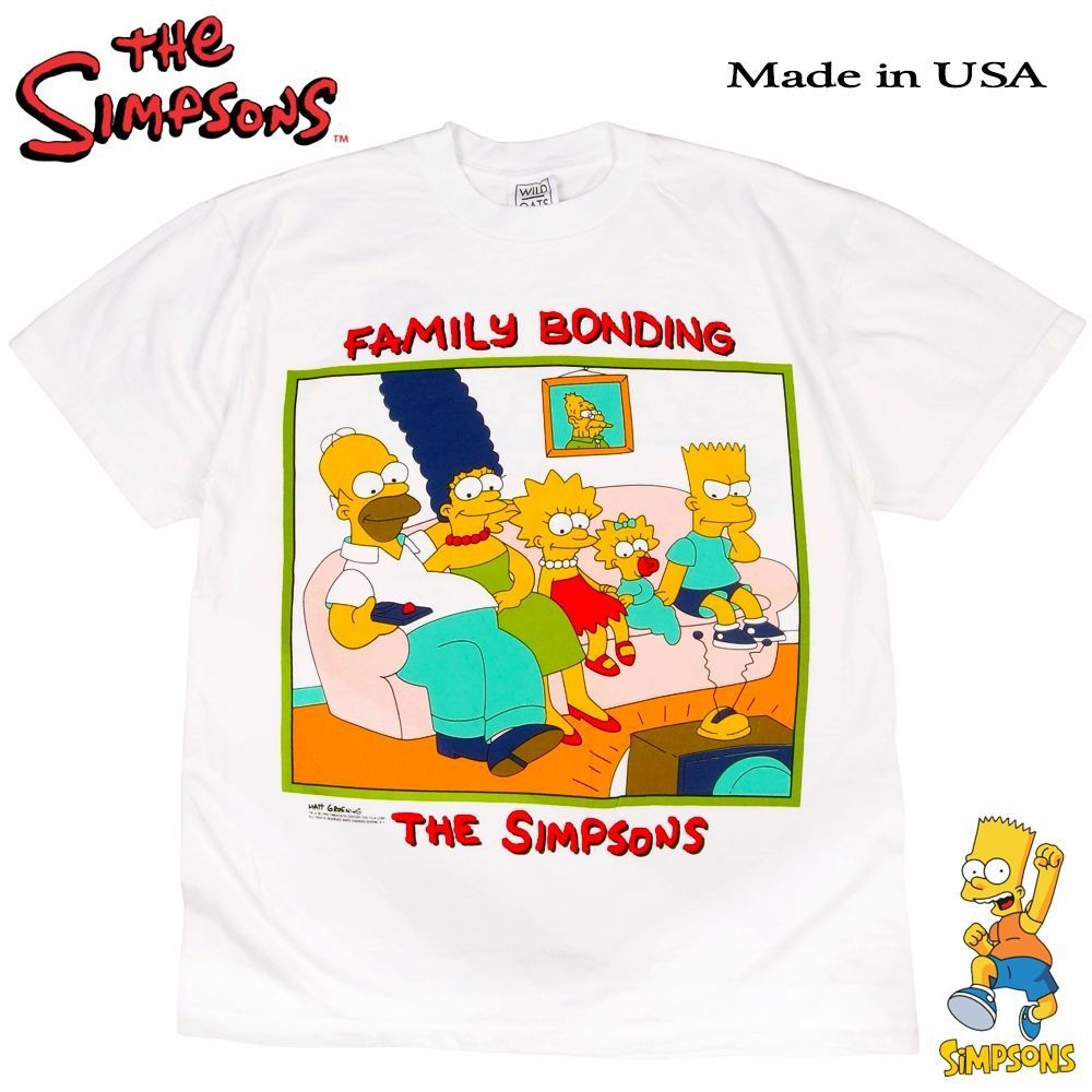 The Simpsons ザ シンプソンズ Tシャツ ホワイト Lサイズ 半袖