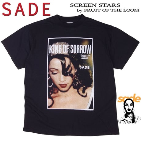 SADE モスキートヘッズ Tシャツ シャーデー XL 両シングル SADE / シャーデー Print Tee サイズXL | Focal