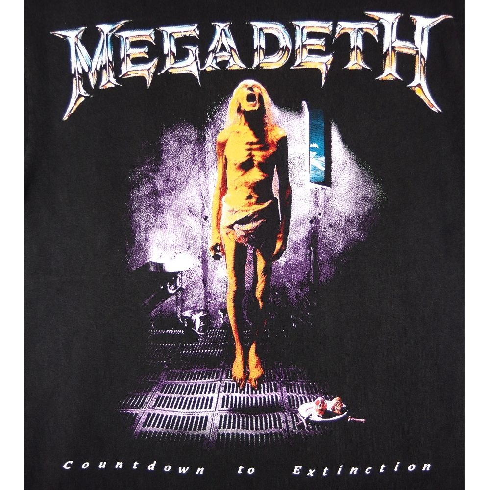 MEGADETH メガデス Tシャツ megadeth ブラック Lサイズ USA製