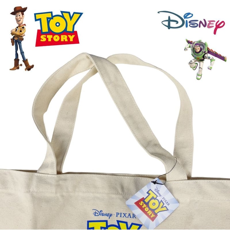 TOY STORY トイストーリー トートバッグ ナチュラル キャンバス