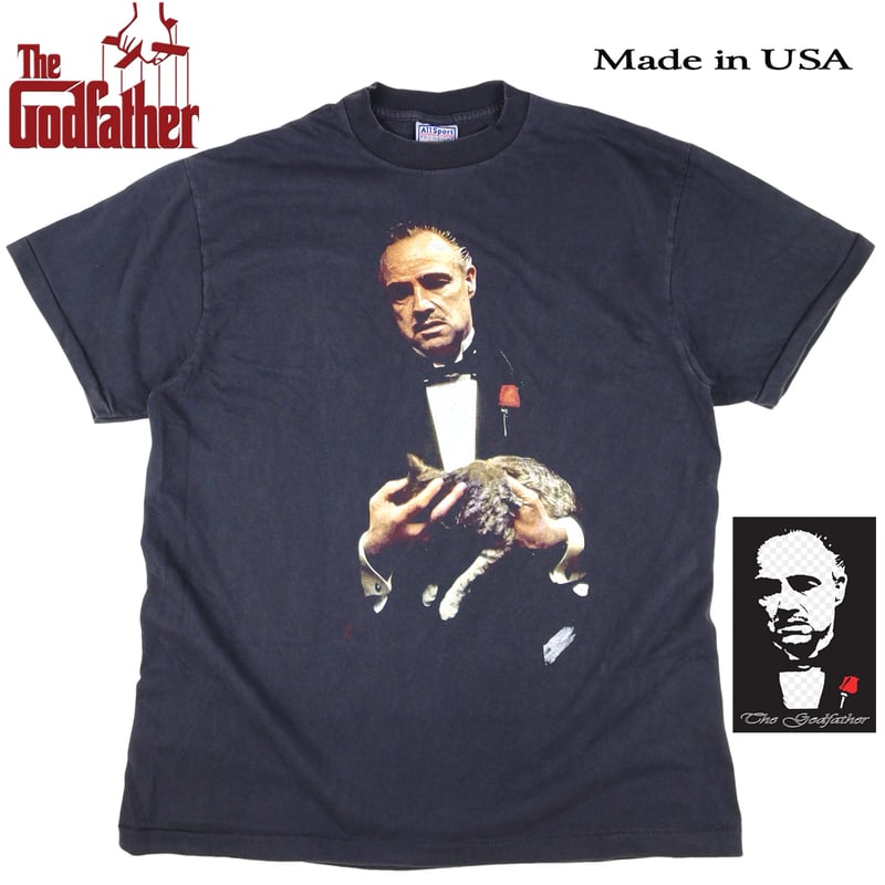 ゴッドファーザー god father Tシャツ 半袖 映画T ブラック アル