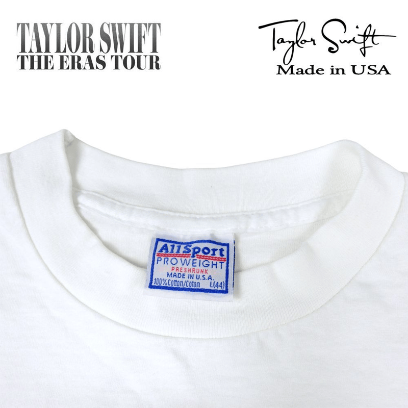 TAYLOR SWIFT テイラースウィフト ロンT 長袖 Tシャツ ホワイト L
