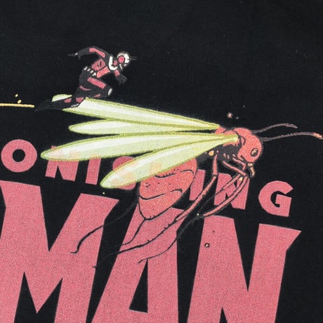 MARVEL マーベル Tシャツ アントマン メンズ ANTMAN 半袖 映画T アメコミ アベンジャーズ ドクターストレンジ キャプテンアメリカ キャラクター プリント ブラック eplus1153