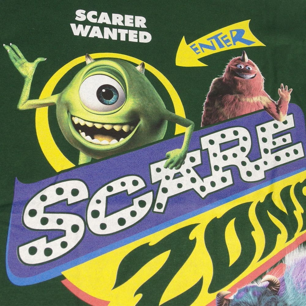 モンスターズインク Monsters Inc Tシャツ グリーン サリー マイク