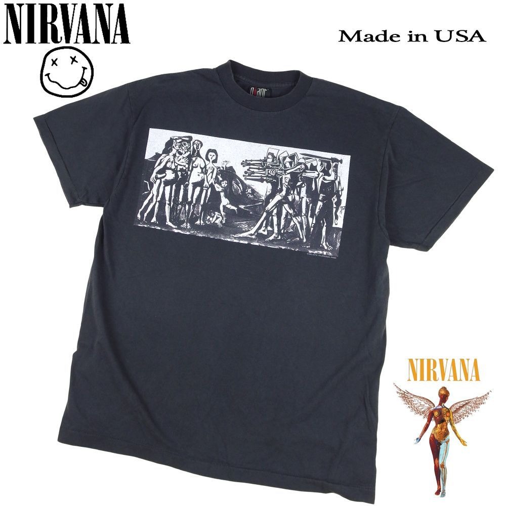 CYCOLOGYサイコロジー NIRVANA ニルバーナ NIRVANA ニルバーナ Tシャツ ニルヴァーナ バンドT カートコバーン L7