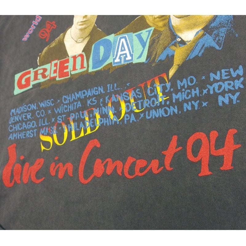 GREEN DAY グリーンデイ ロンT 長袖 Tシャツ ブラック Lサイズ dookie l