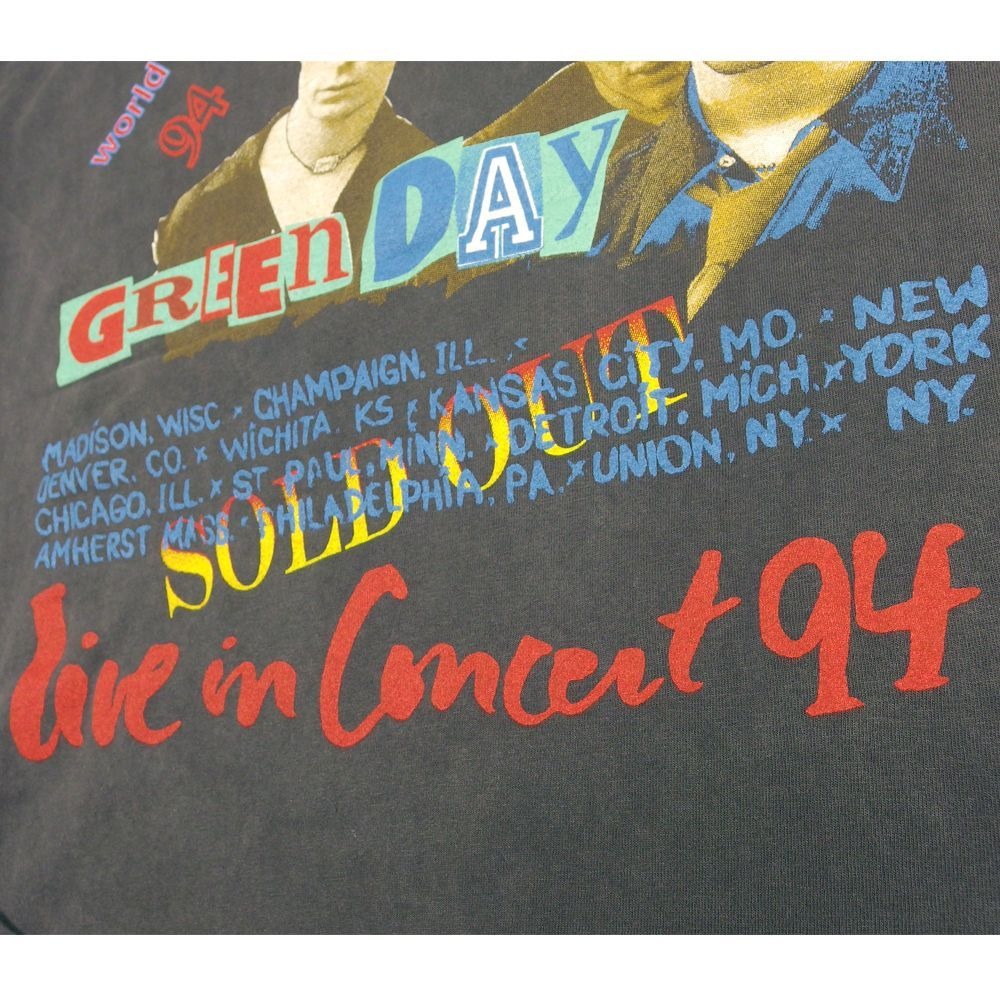 GREEN DAY グリーンデイ ロンT 長袖 Tシャツ ブラック Lサイズ dookie l