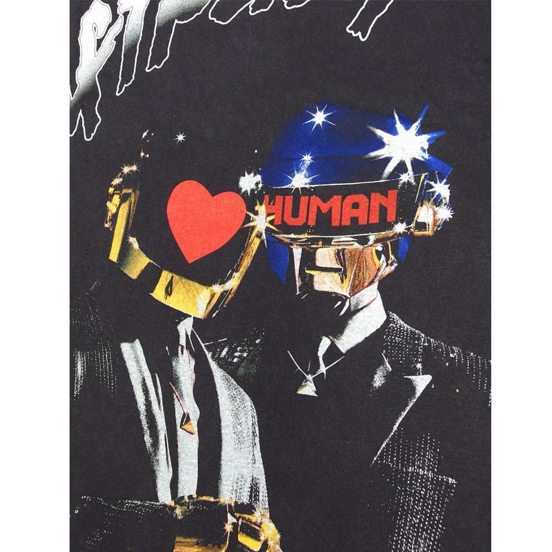 daf tpunk ダフトパンク Tシャツ DAFT PUNK ブラック Lサイズ フランス