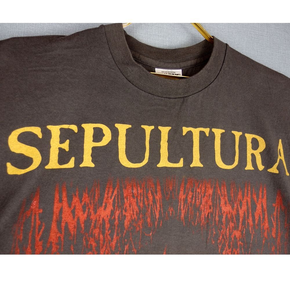 SEPULTURA セパルトゥラ Tシャツ チャコール Lサイズ ヘヴィメタ USA製