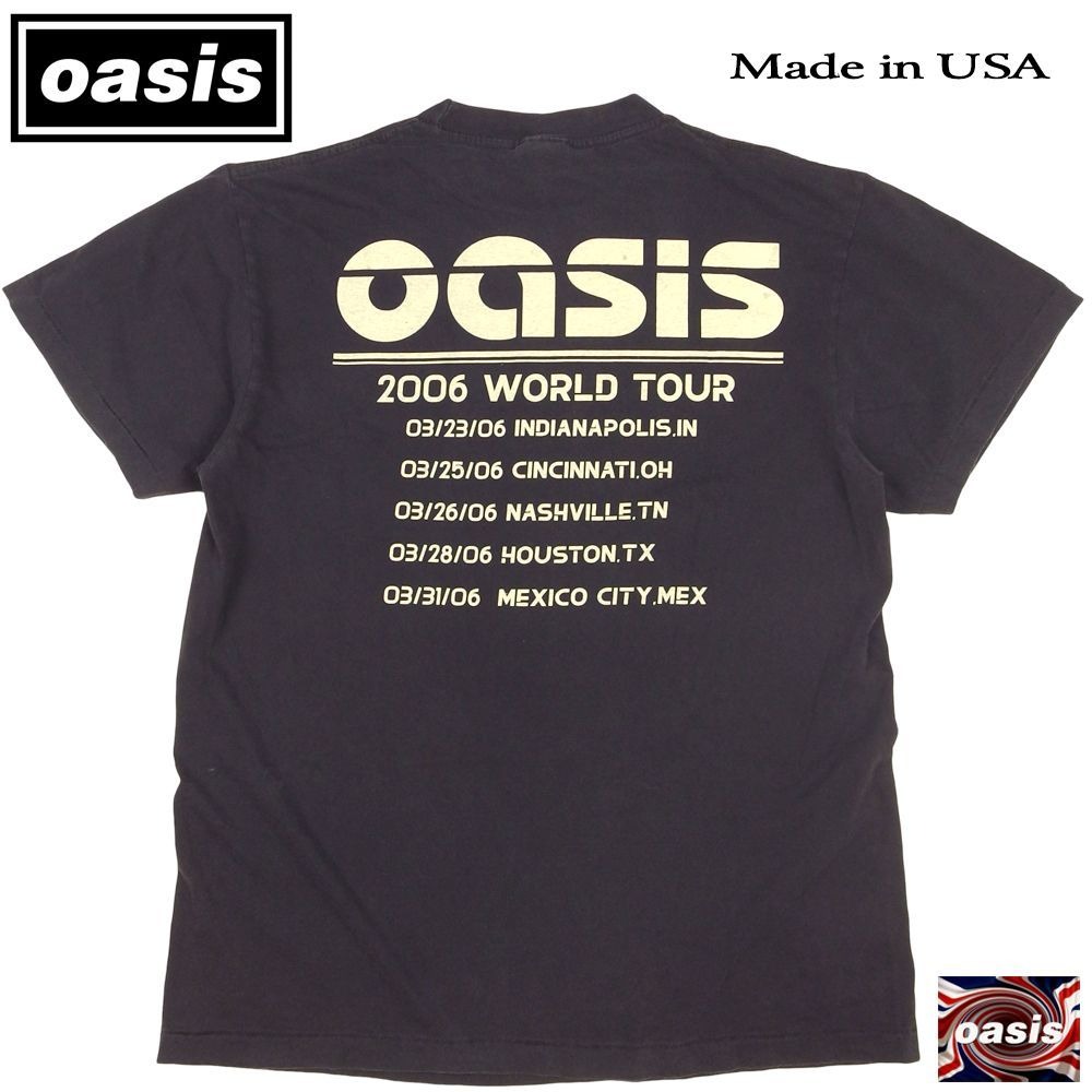 oasis オアシス Tシャツ OASIS ブラック Lサイズ ロックバンド ロック