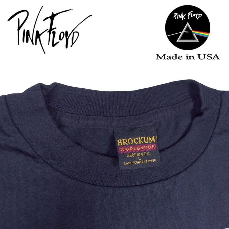 PINK FLOYD ピンクフロイド Tシャツ アメリカ製 ブラック Lサイズ Made