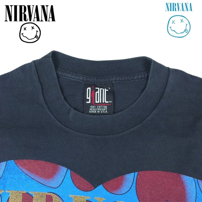 NIRVANA ニルヴァーナ ロンT 長袖 Tシャツ ハートシェイプ USA製