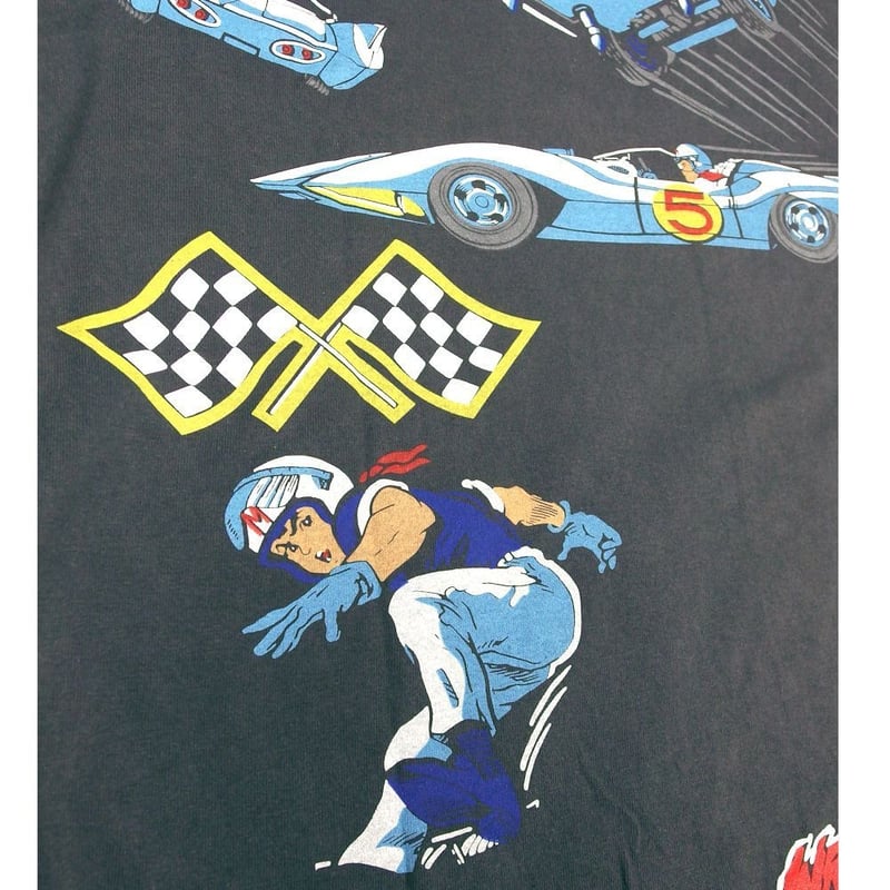 SPEED RACER スピードレーサー Tシャツ マッハGOGO 1967 チャコール Lサ