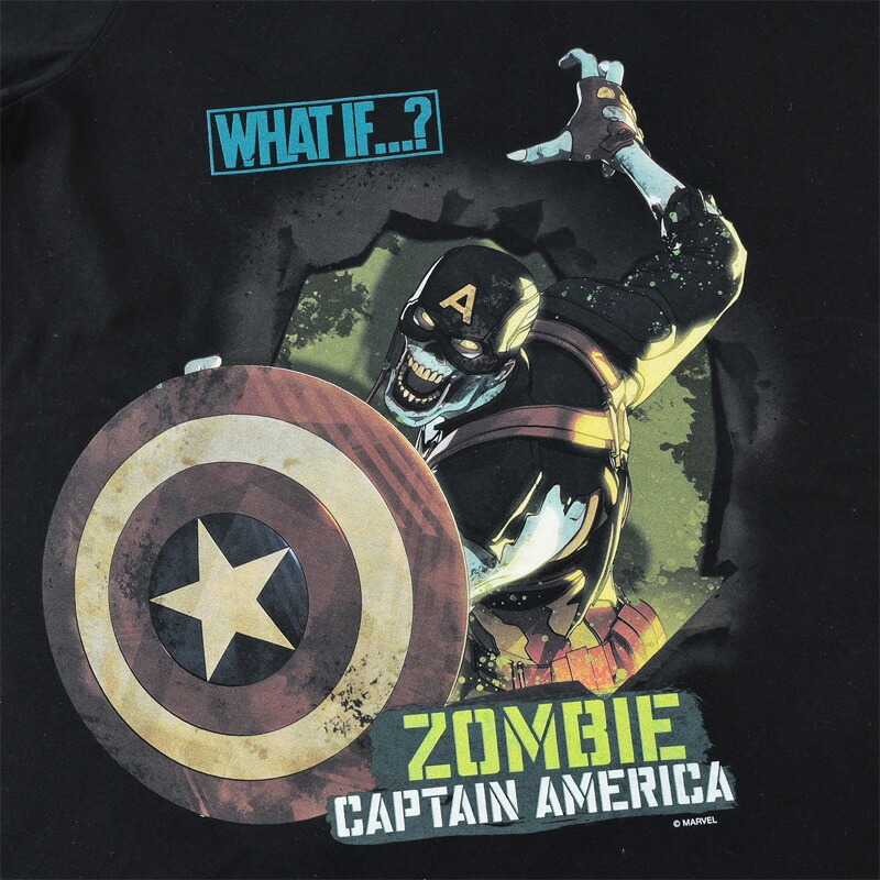 マーベル Tシャツ MARVEL WHAT IF ゾンビ キャプテンアメリカ t