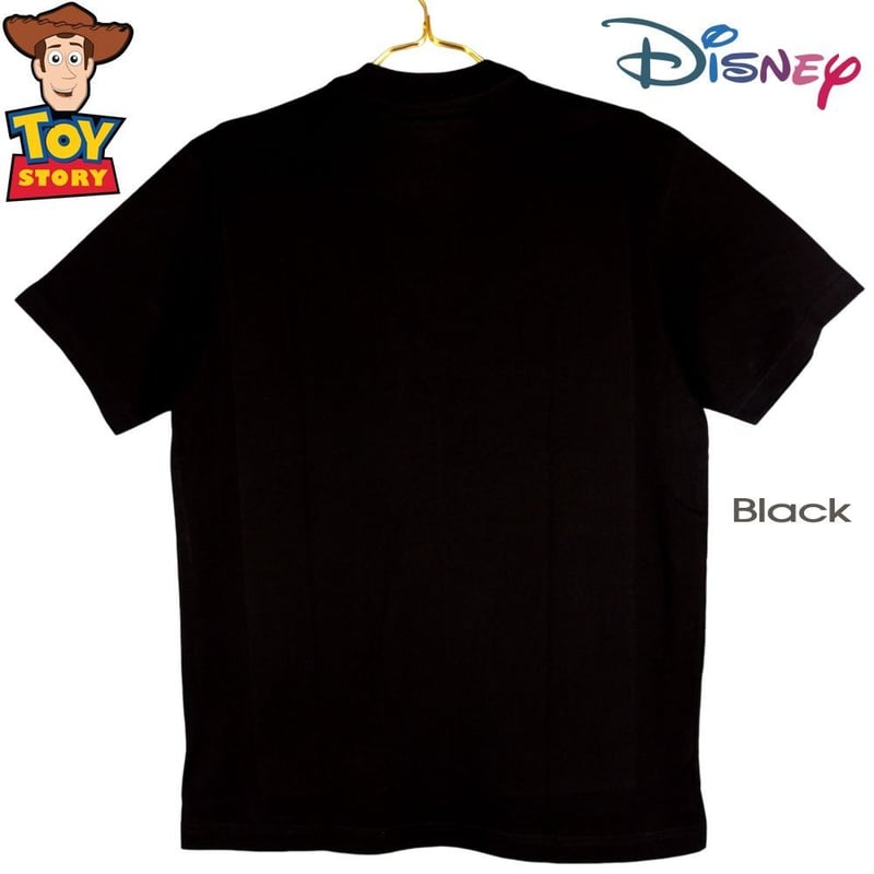 ウッディTシャツ WOODY 半袖 BUZZ バズライトイヤー ブラック Disney