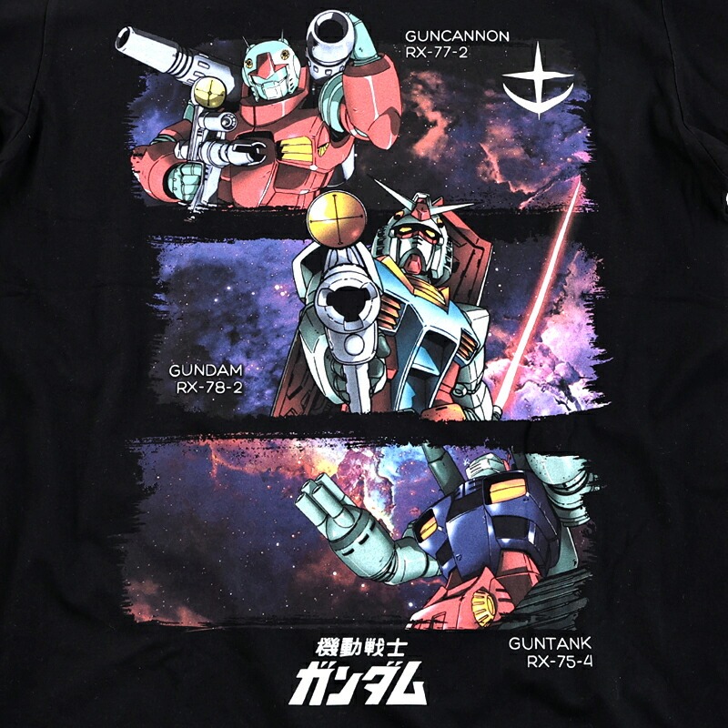 GUNDAM Tシャツ メンズ 機動戦士ガンダム 半袖 ガンキャノン
