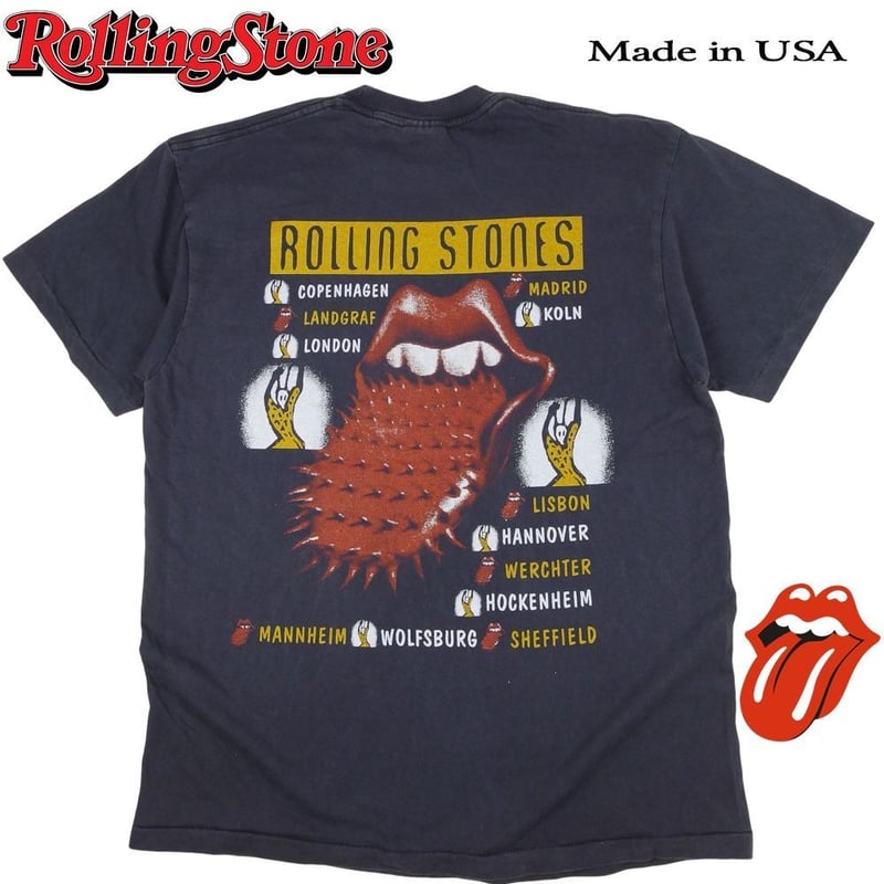 ROLLING STONES ローリングストーンズ Tシャツ ブラック Lサイズ