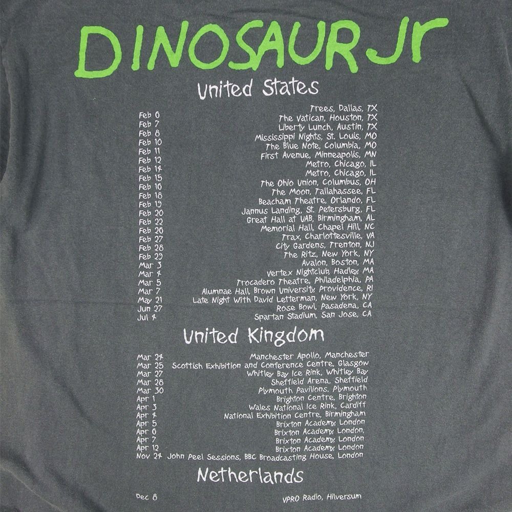 Dinosaur Jr ダイナソージュニア Tシャツ ブルドッグ USA チャコール