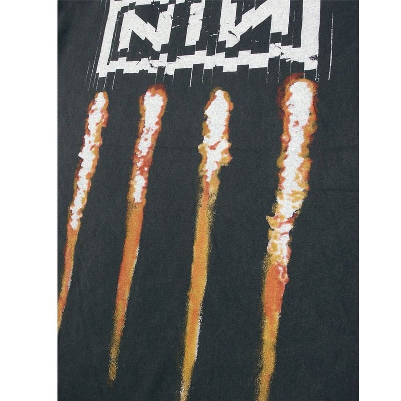 nine inch nails ナインインチネイルズ USA製 ブラック Lサイズ NIN ロ